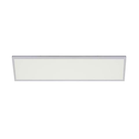 Plafonnier LED saillie rectangle blanc 36W (Eq. 288W) 3000K Dim. 300x1200x40mm - Photo 1/1