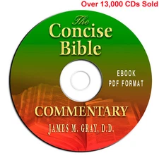 The Concise Bible Commentary-James Gray-Christian Scripture Study-Book on CD