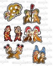 Disney Chip Dale 7 pc ssi Premade Scrapbook Paper Piece Piecing Die Cut