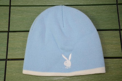 Playboy Blue Beanie with Embroidered 