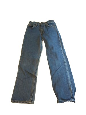 Levi's Vintage 506 Kids Orange Tab Slim Jeans Size 10 Unisex | eBay