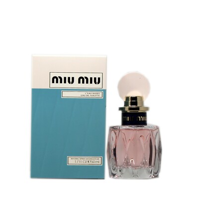 MIU MIU L'EAU ROSEE EAU DE TOILETTE NATURAL SPRAY 50 ML/1.7 FL.OZ. NIB