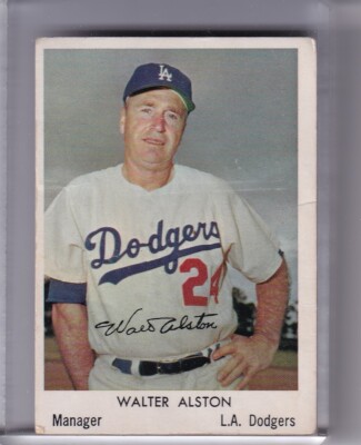 1960 BELL BRAND #18 WALTER ALSTON LOS ANGELES DODGERS B163