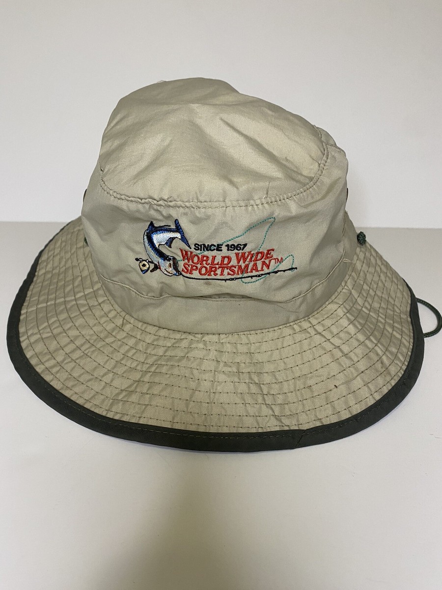 Fishing Sportsman Bucket Hat One Size adjustable #74747 Khaki Tan