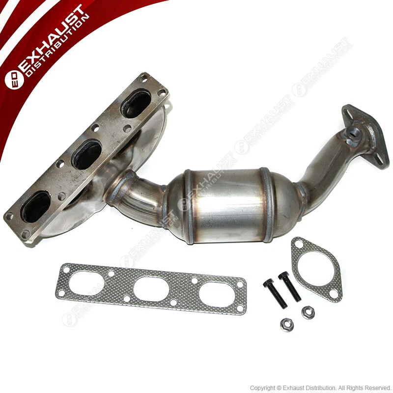 Convertidor catalítico colector trasero BMW 530i 2001-2003 3,0 L ajuste directo Foto 2 de 3