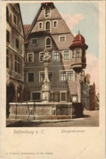 CPA AK Rothenburg- Georgenbrunnen GERMANY (1074482)