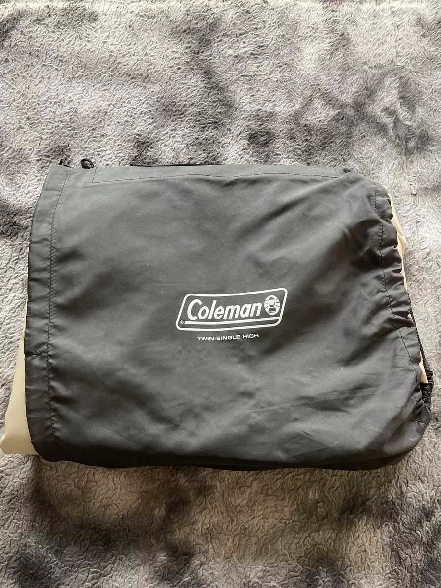 Coleman single deals high air mattress