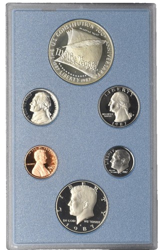 1987-S Prestige Proof Set U.S. Mint Original Box/COA w