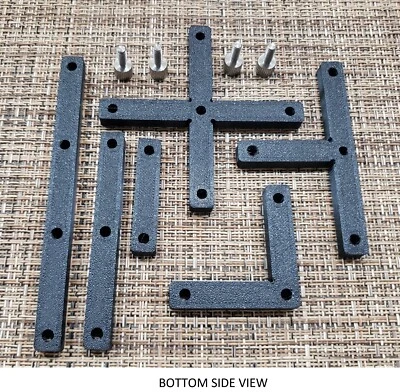 WILLOWCREEKGRAPHICS XTool F1 Ultra / F2 Ultra Laser Bracket Mount Set With 10mm Fasteners (Black)