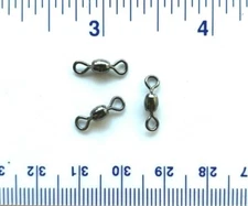 1000 GT Super Strong Black Nickel Crane Swivels Size 6 - 70# Test