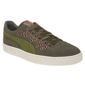 puma khaki trainers womens