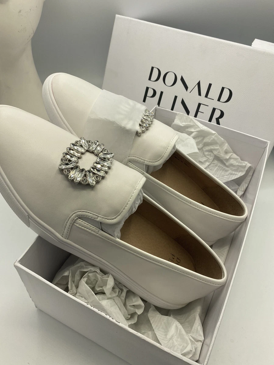 Donald pliner white best sale shoes