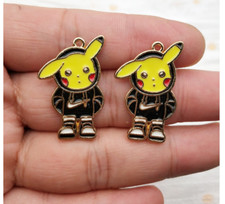 new lot 40Pcs cartoon cute Anmie Charm necklace Pendant DIY Jewelry Making