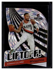 2020-21 Panini Revolution Liftoff! Fractal Damian Lillard INSERT TRAIL BLAZERS