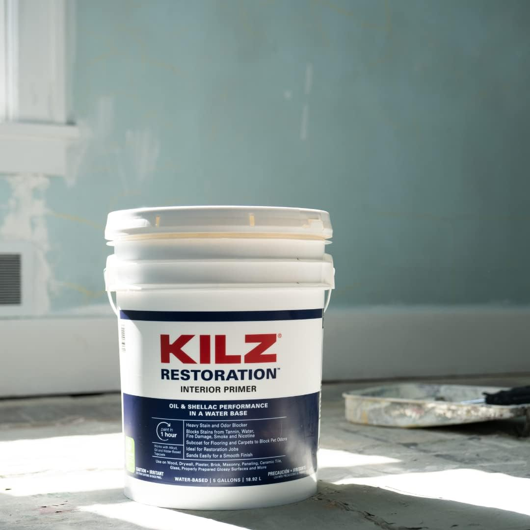 KILZ Restoration Primer, Interior, 5 Gallon eBay
