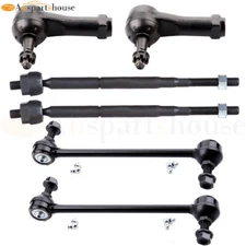 6x Front Tie Rod Ends Sway Bar For 05-11 Chevy Cobalt HHR Pontiac Pursuit Saturn