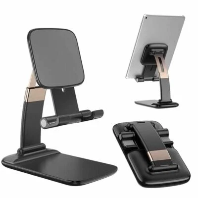 Support Téléphone Tablette Bureau Universel Réglable pour iPhone pour Samsung - Photo 1/4