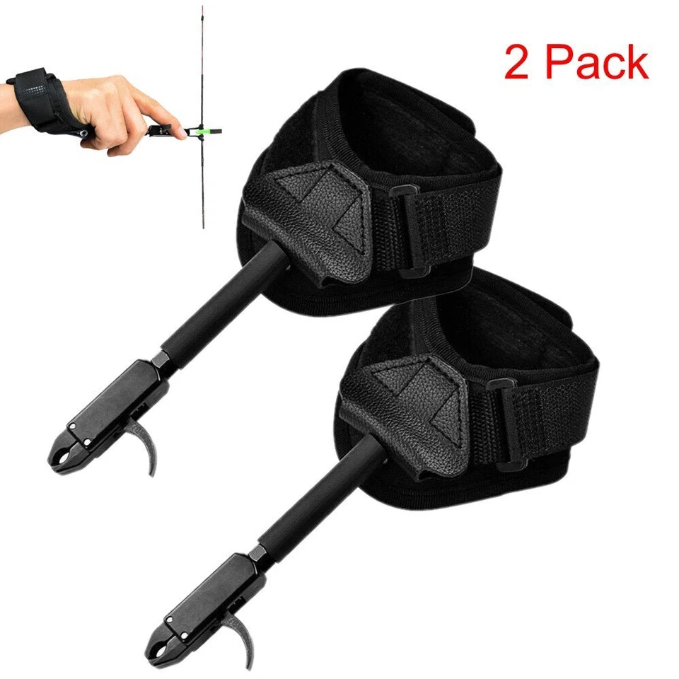 Archery Compound Bow Caliper Release Aid Trigger Wrist Strap Hunting Adult/Youth - Image 4 of 4