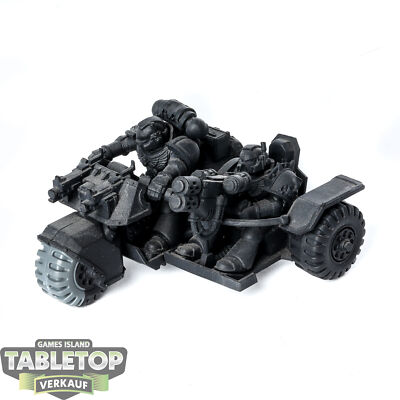 Space Marines - Attack Bike klassisch - grundiert