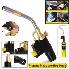 Propane Torch Head High Intensity Mapp Trigger Start Gas Torch Soldering Kit