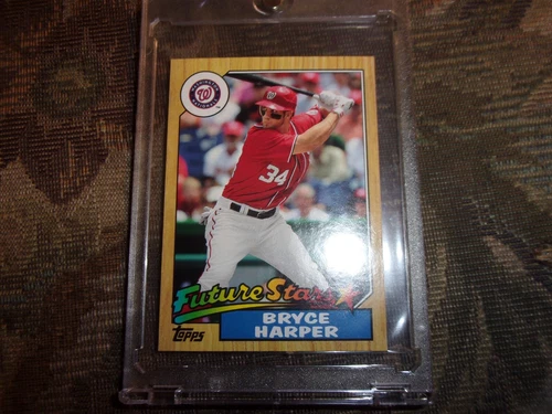 2012 Bryce Harper RC Future Stars 1987 Style Topps Mini #TM-150 ; NM or Better