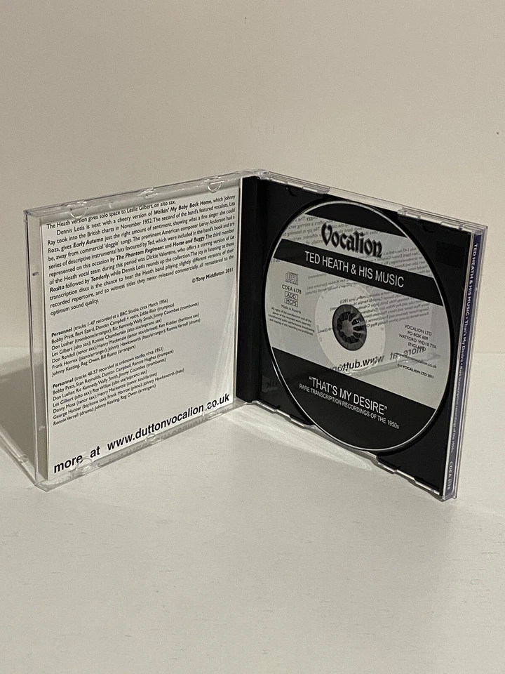 Ted Heath & His Music - That’s My Desire CD - Image 2 of 4