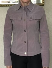 Montana Blu Lavender Sheen Effect Press Stud Fastening Jacket