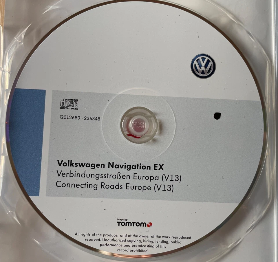 2X Org. VW Navigation EX CD-ROM V13 RNS 300 RNS MP3 RNS Cruise 2014 1K0051884FD - Bild 4 von 4