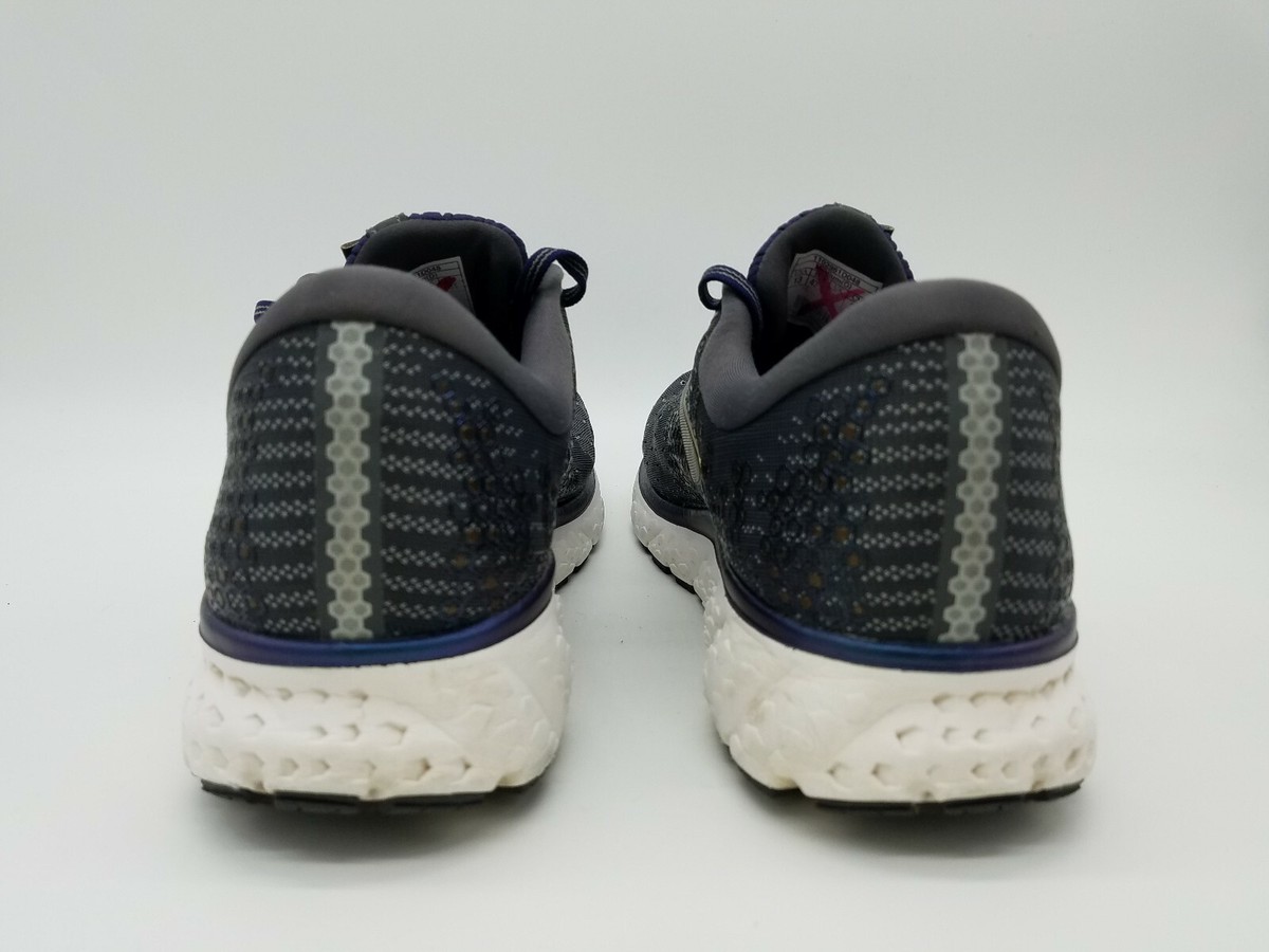 Brooks Glycerin 17 Mens Running Shoes Grey Navy Blue Size 9.5 Brooks Glycerin 17 Grey for sale | eBay main image 2