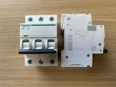 Schneider MCB's Acti9 IC60H Triple Pole Type B,C,D 6,10,16,20,25,32,40,50,63A