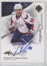 2010-11 Ultimate Collection Signatures Marcus Johansson #US-MJ Auto 4k8
