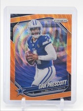 DAK PRESCOTT 2025 PANINI PRIZM FOOTBALL ORANGE WAVE COWBOYS /65 Q0223