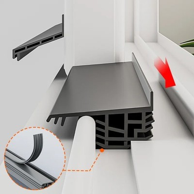 Window Sealing Strip For Rainy Weather Sloping Guide Plate UV Resistant