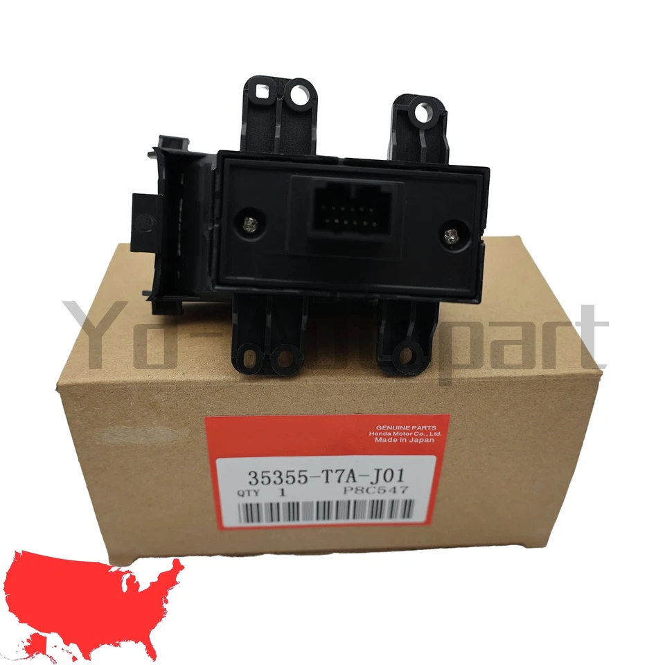 OEM New for 2016-2022 Honda HR-V 1.8L L4 Parking Brake Switch 35355-T7A-J01  US - Imagem 3 de 4