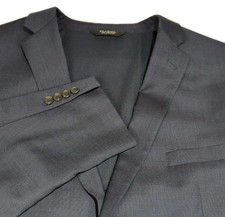 Jos A Bank Traveler Travel Tech Jacket Blazer Men's 52L Navy Slim Fit Wool Blend