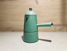 Macchinetta caffè caffettiera Lavazza Carmencita verde 3 tazze design Zanuso