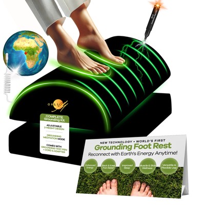 Orliom Grounding Foot Rest For Under desk Anti Inflammation Sleep Pain Relief