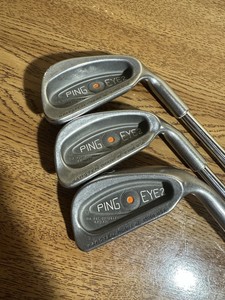Fer à Golf Ping Eye 2 - N°3 (3-Iron) Pour Droitier - Arbre En Acier ZZ Lite - Point Orange