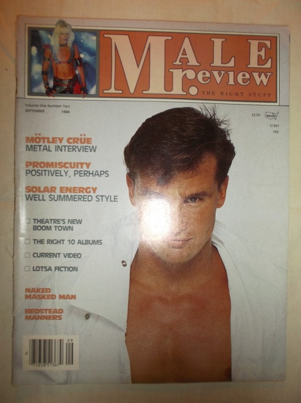 "Rare" Vintage Male Review Magazine-September 1984-Gay Interest