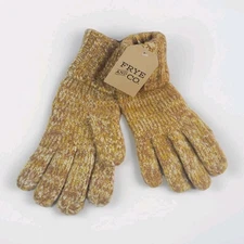 Frye and Co. Space Dyed Gloves Color: Bark Winter Soft 