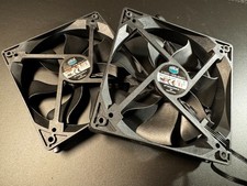 Cooler Master Set of Two 120mm Case Fans, 3 PIN A12025-12CB-3EN-F1 
