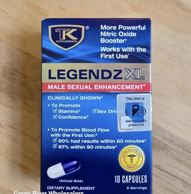 TK Supplements Legendz XL Male Sexual Enhancement - 10 Capsules