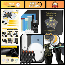 17-in-1 Card Cleaning Kit, Polishing Restoration Set with Spray Gloves, Surf