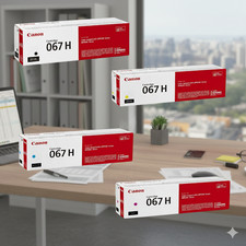   Orginal 4 Colour Set Canon 067H Toner High Yield BK-C-M-Y- SEALED BOX