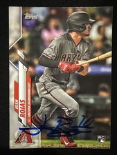 2020 Topps Josh Rojas Signed Rookie Card 108 Diamondbacks Autograph Auto RC. rookie card picture