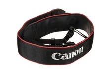 Genuine Canon EOS Digital Camera Neck Shoulder Strap Black  Red OEM