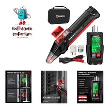 Circuit Breaker Finder with LCD Display GFCI Tester - Portable Safety Tool