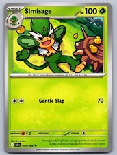 Pokemon TCG Simisage 005/086 Black Bolt (2 card minimum)