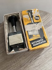 Vintage Automatic Numerator ENM  Five Number Sequential Number Stamp - G3A