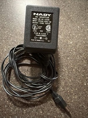 Vintage Nady OEM model AD-1220M AC Adaptor